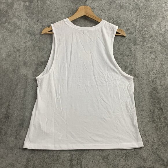 Fabletics Shirt Women XS White Micah Tank Top Athleisure Activewear Gym Yoga - Picture 12 of 12